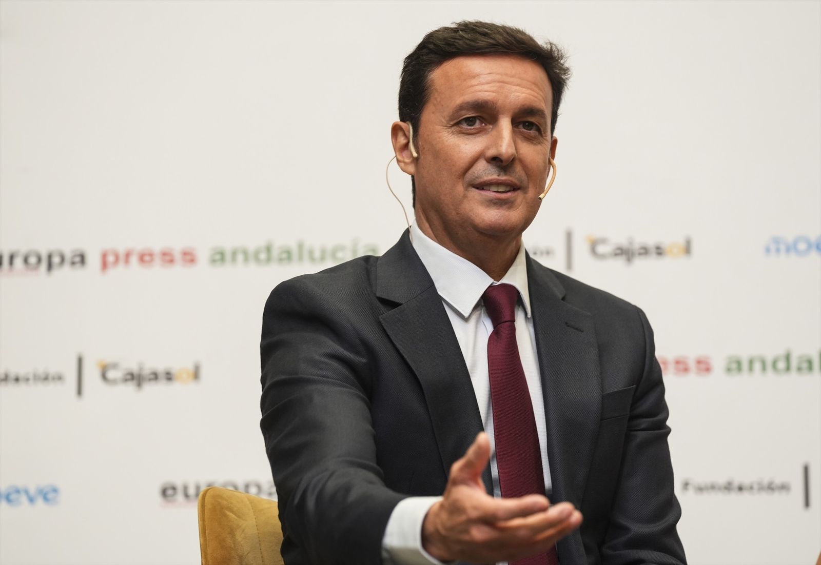 El presidente de la Diputación de Almería, Javier Aureliano García