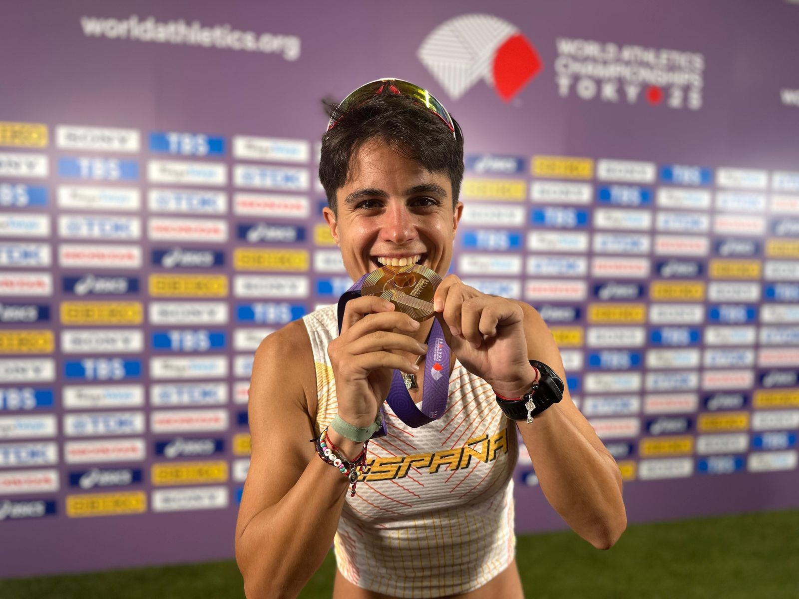 María Pérez, campeona del mundo de 35 kilómetros marcha