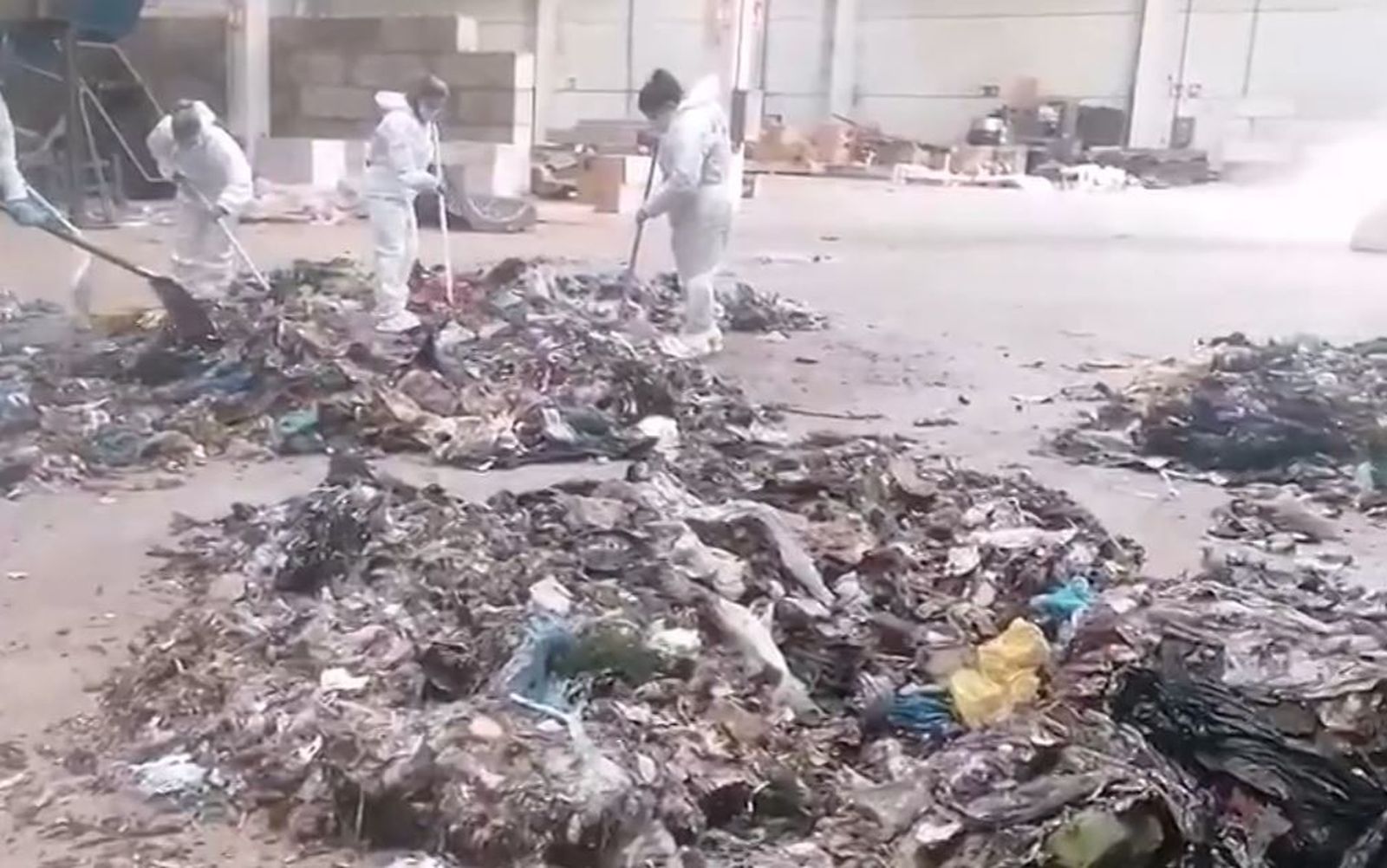 Complejo de reciclaje de Loeches donde fueron encontrados los restos de la bebé