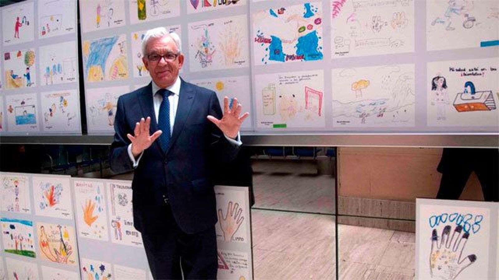 Campaña para concienciar a los niños de la importancia de lavarse las manos