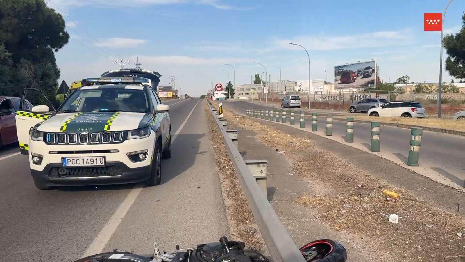 Motorista muerto en Parla.