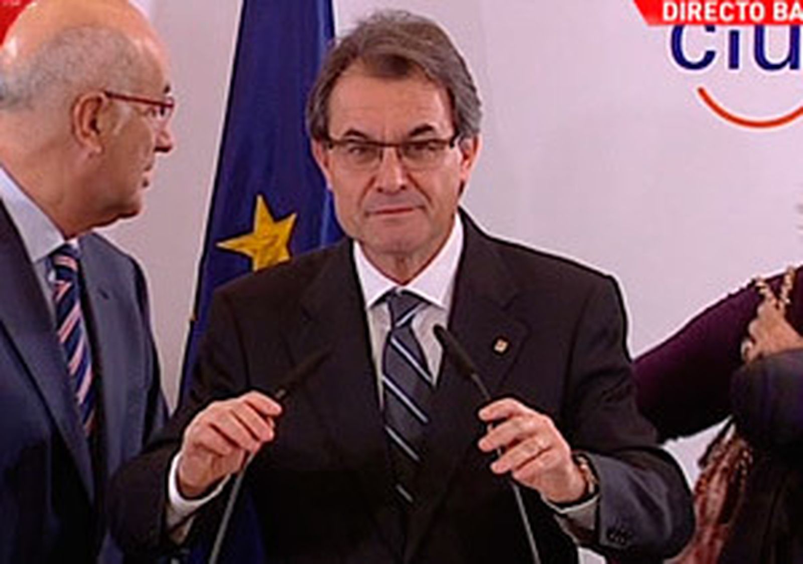 Artur Mas rueda de prensa Elecciones Cataluña 2012