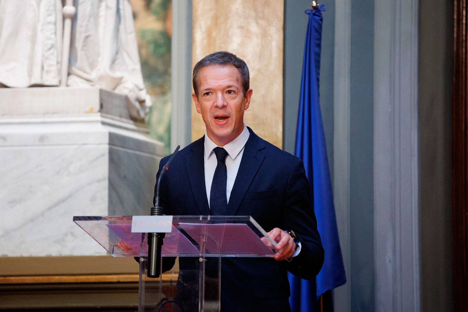 El presidente del Senado, Ander Gil