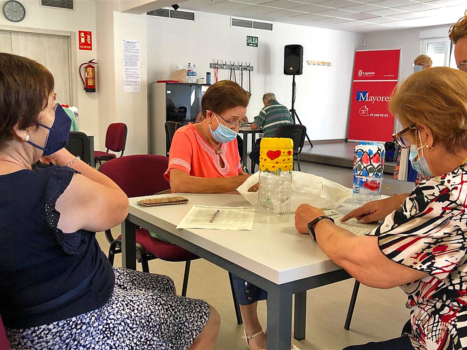 Participantes en una de las actividades del campamento