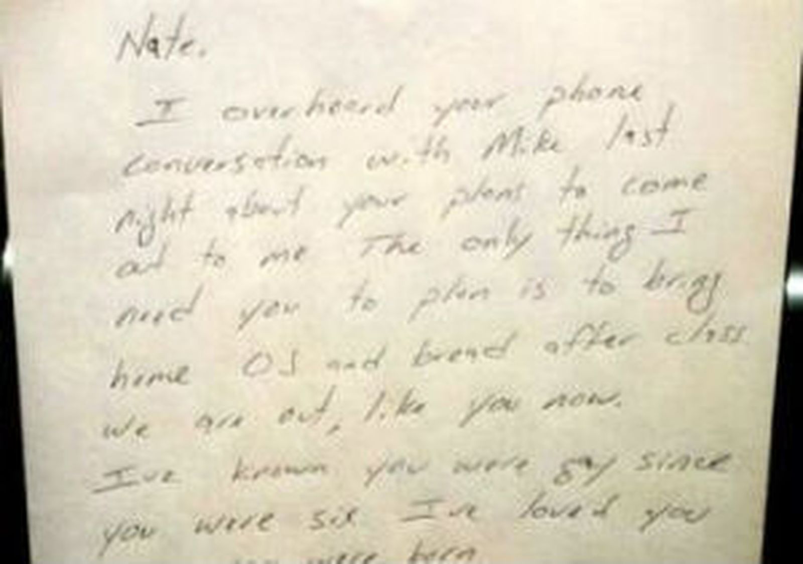 Carta viral en internet