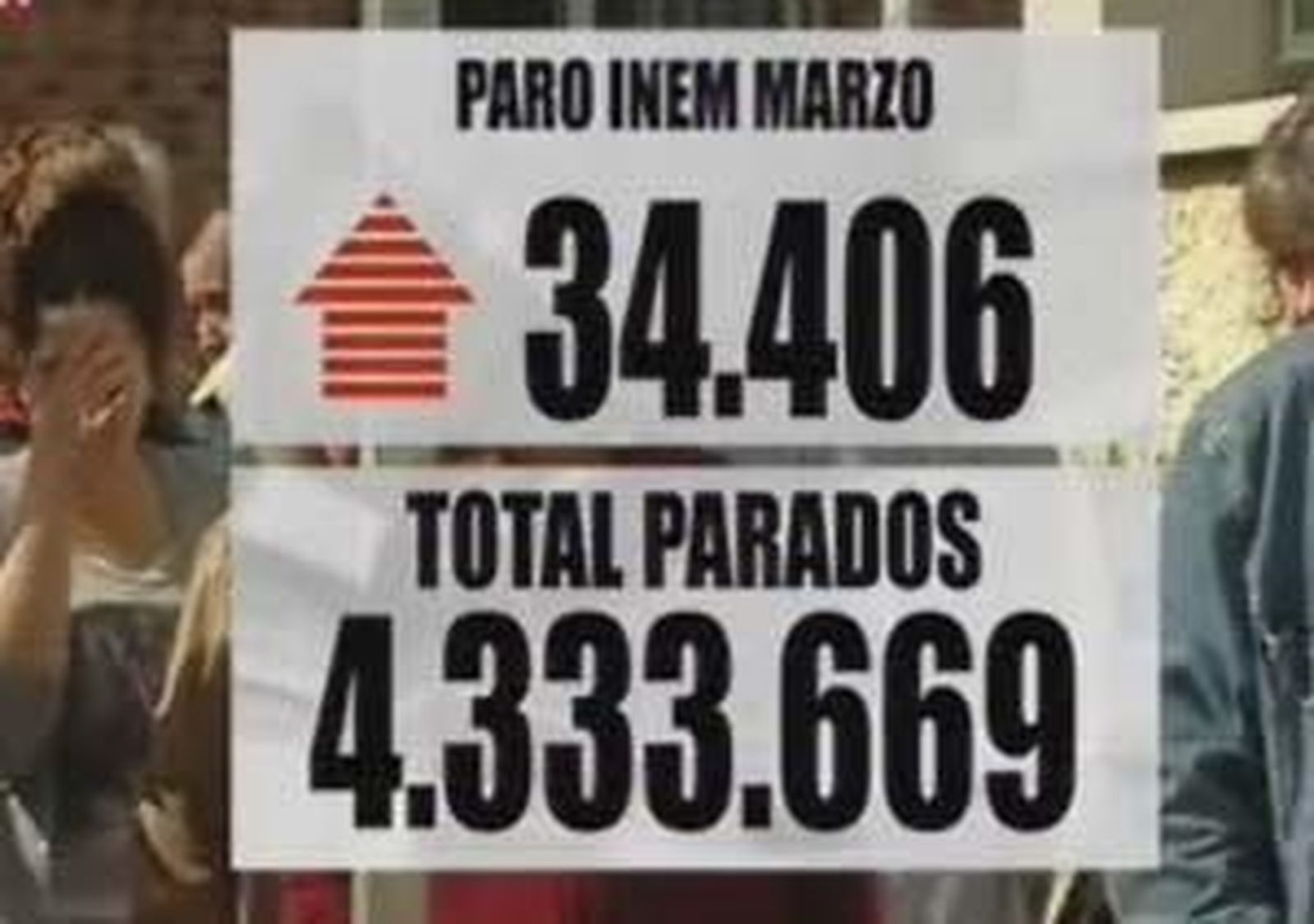 El paro alcanza su máximo histórico