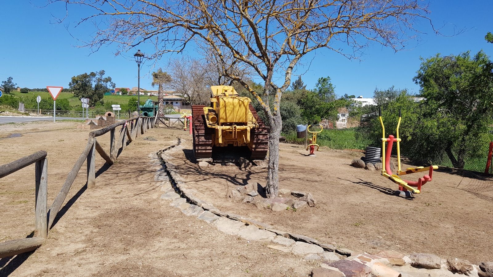 Parque de la localidad de El Granado, en Huelva