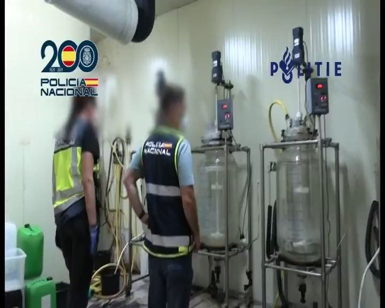 Desmantelado un laboratorio de droga sintética en Tarragona.
