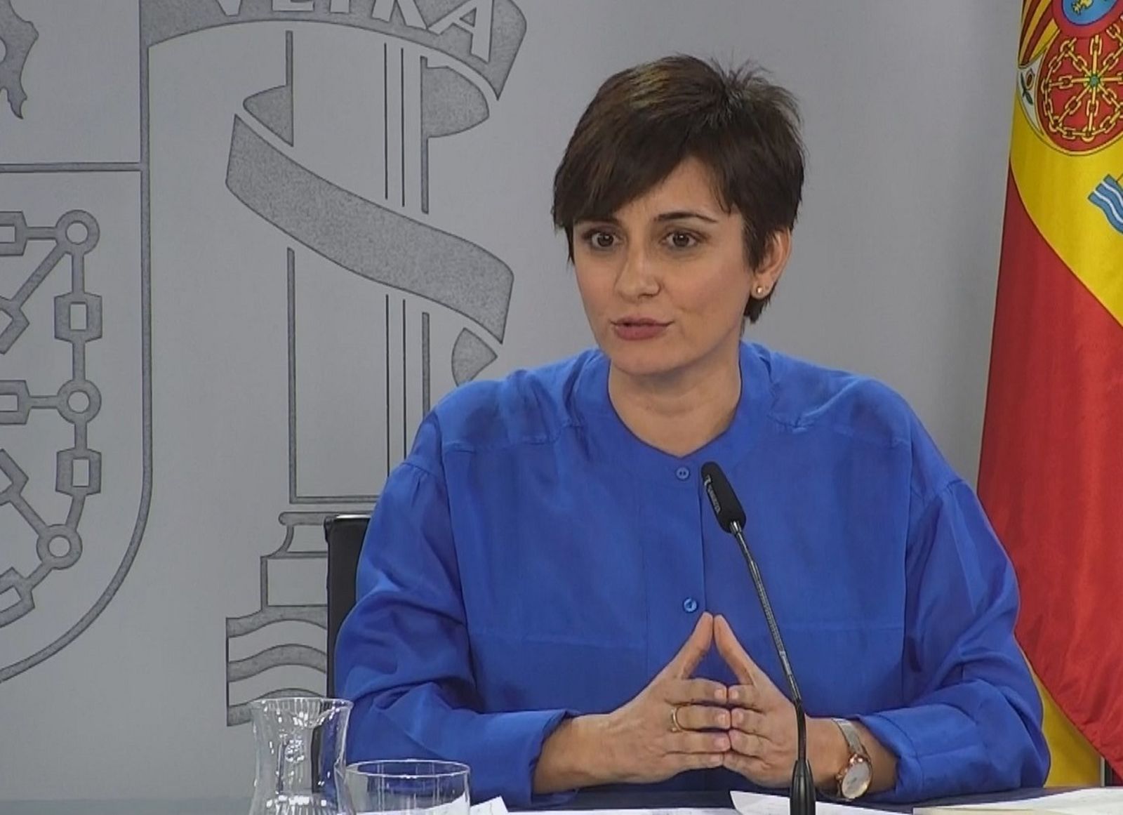 La ministra portavoz, Isabel Rodríguez