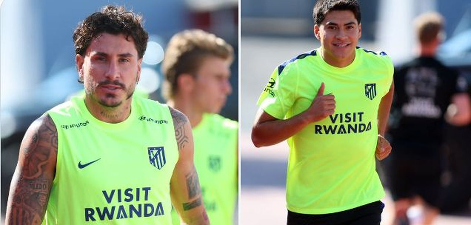 Giménez y Obed Vargas se incorporan a la concentración del Atlético de Madrid