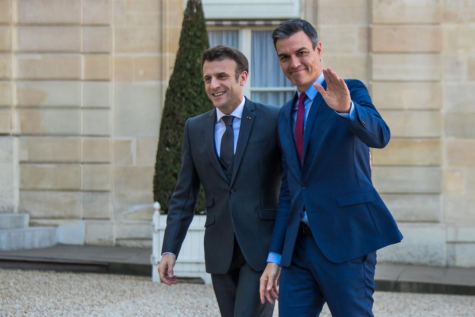Macron y Pedro Sánchez