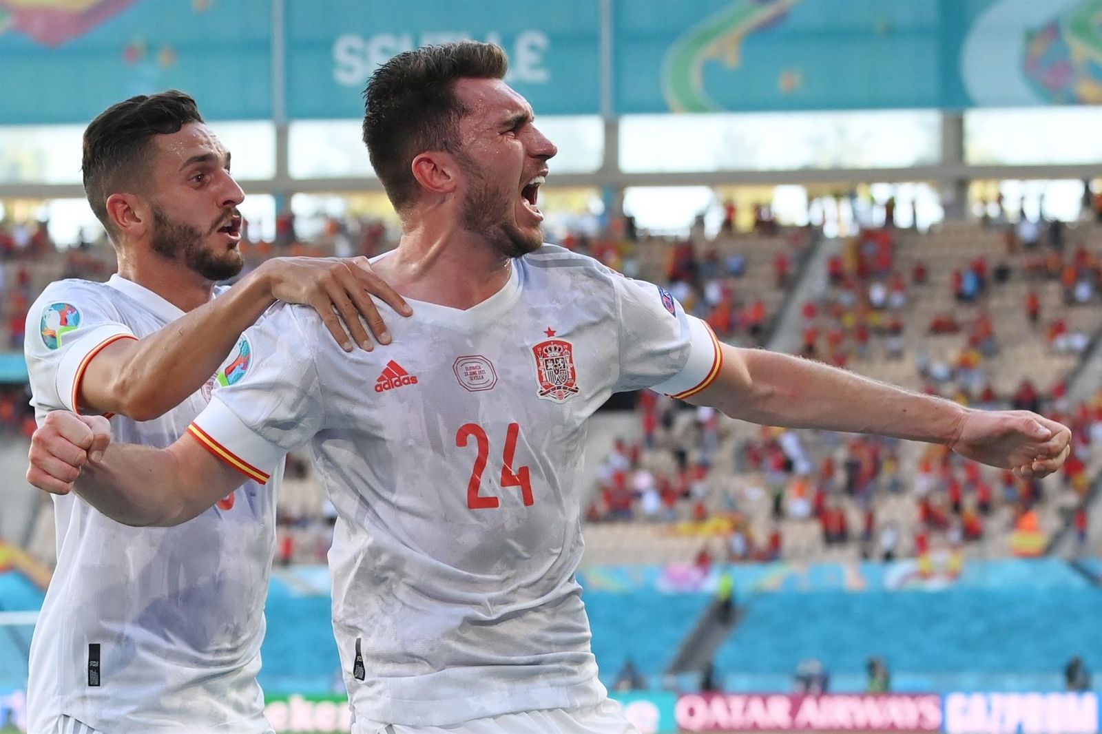 Koke y Laporte