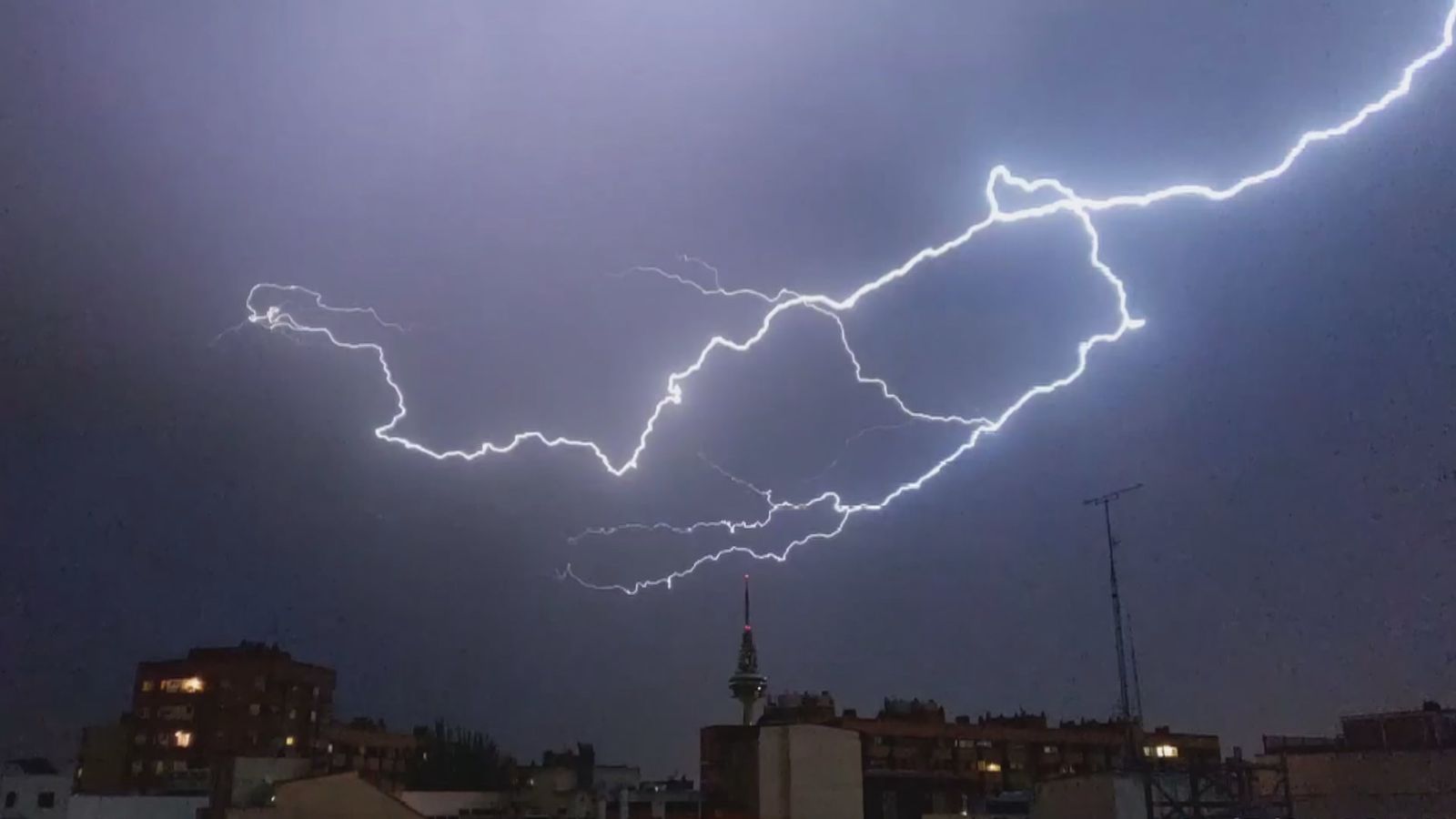 Tormenta en Madrid