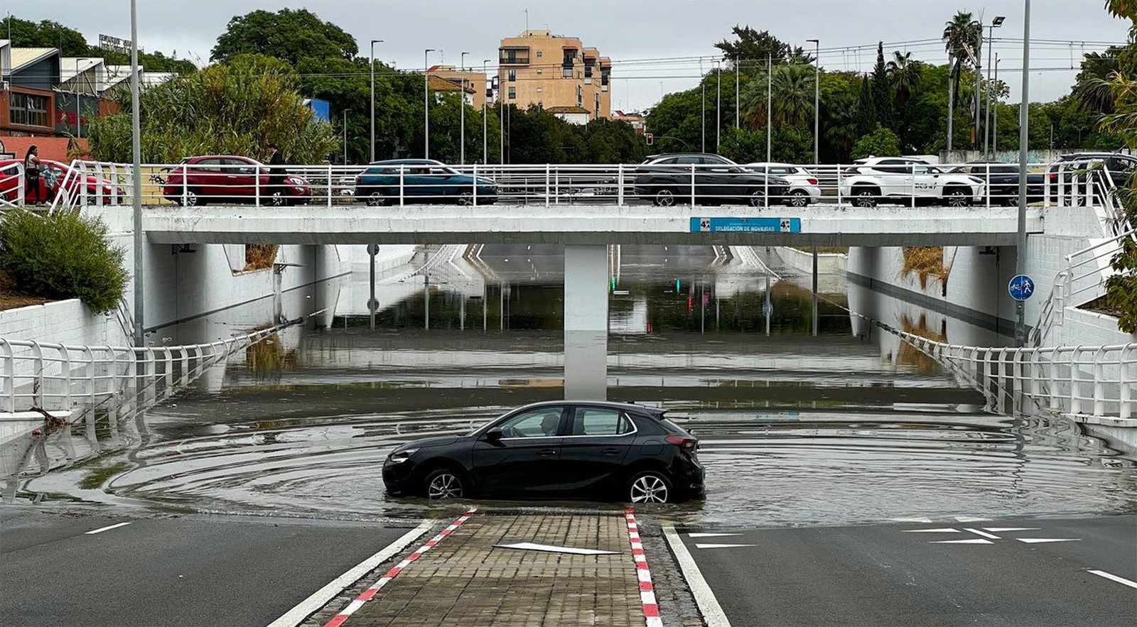 Andalucía supera las 500 incidencias por la lluvia con dos heridos graves