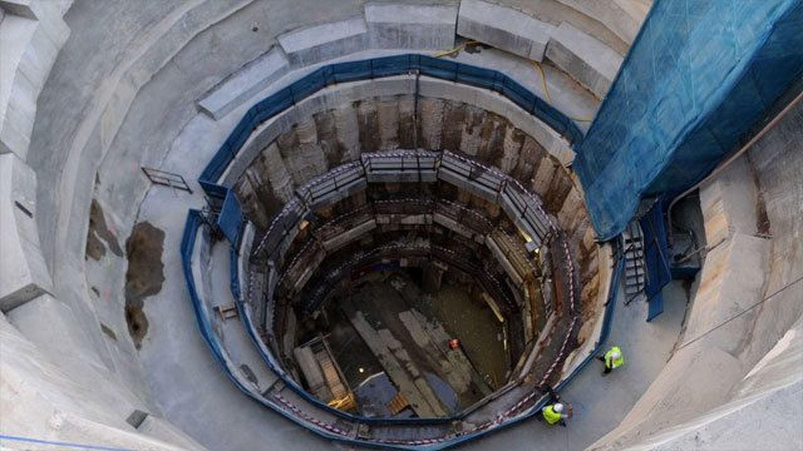La tuneladora 'María' acaba el túnel para un colector de agua de 2,6 kms.
