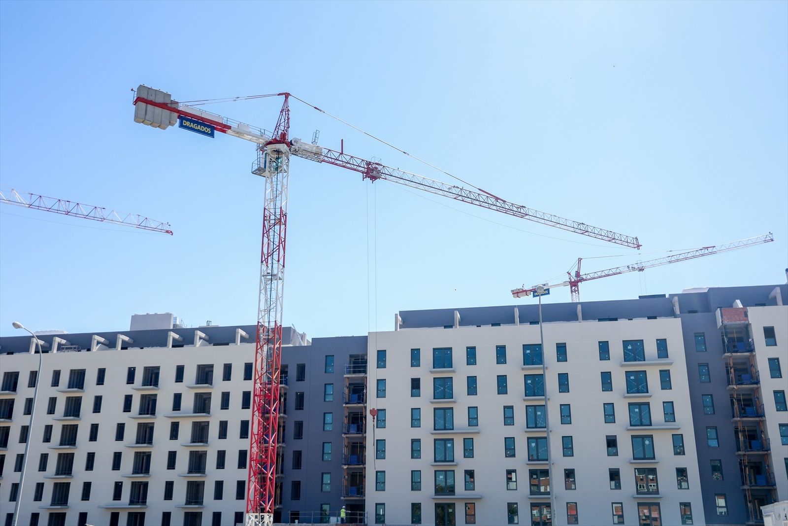 Viviendas en construcción en Madrid