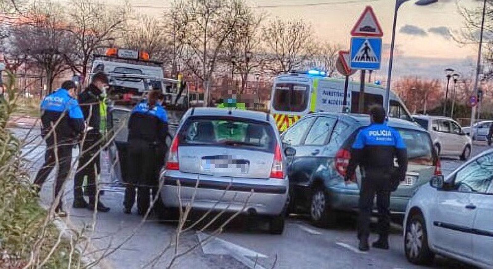 Tres accidentes de tráfico graves en tres días en Alcorcon