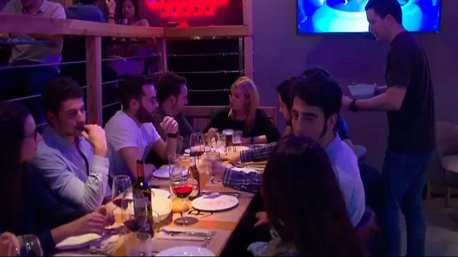 Cena de empresa de Navidad