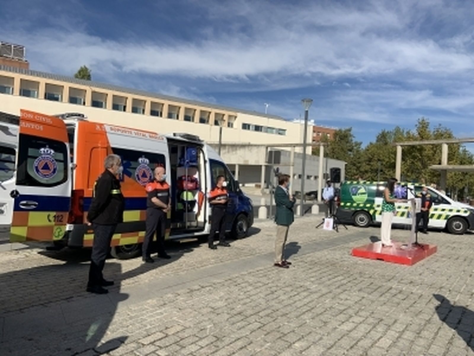 La ambulancia municipal de Tres Cantos realiza más de 1.000 intervenciones en su primer año