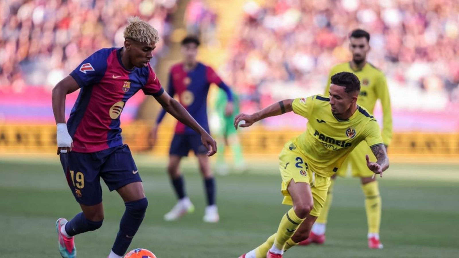 Lamine Yamal ante el Villarreal