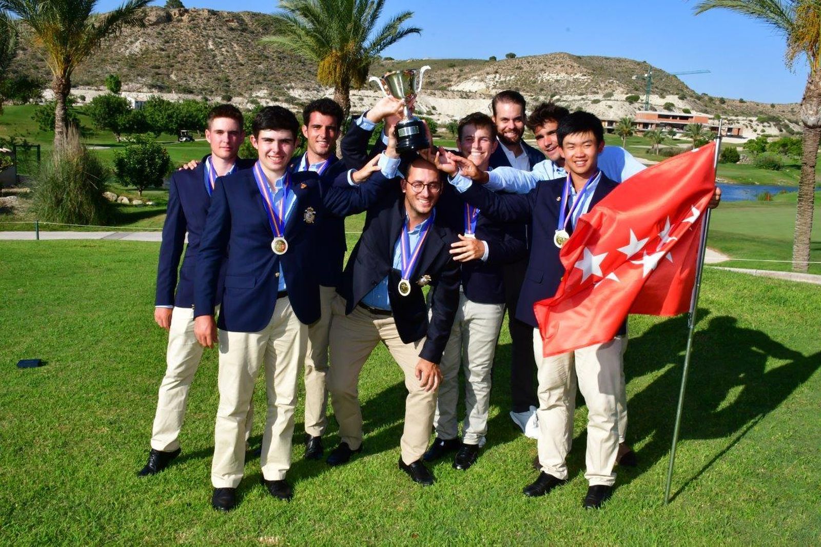Equipo madrileño de golf