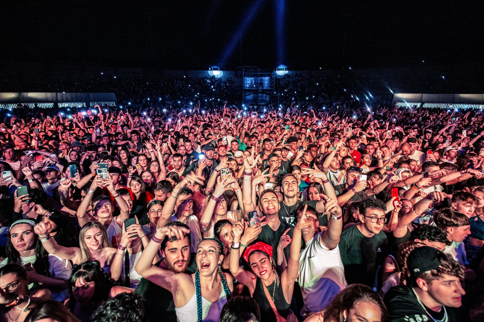 Asistentes a uno de los conciertos