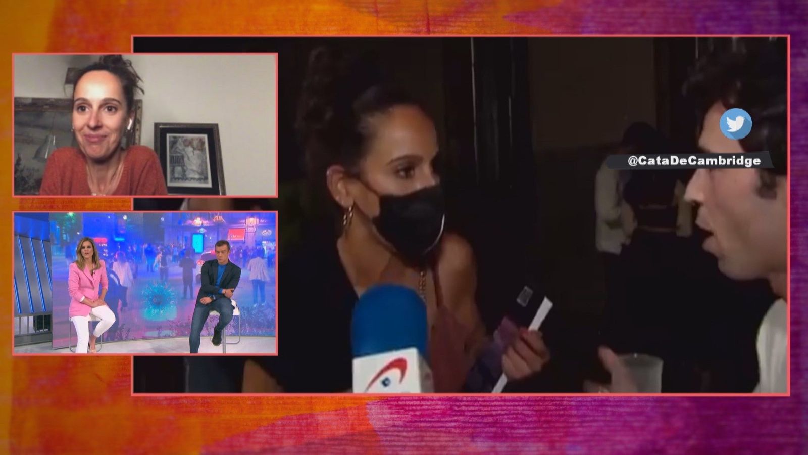"Esto no es libertad, es una vergüenza", increpó Chela a los jóvenes que celebraban el fin del toque de queda