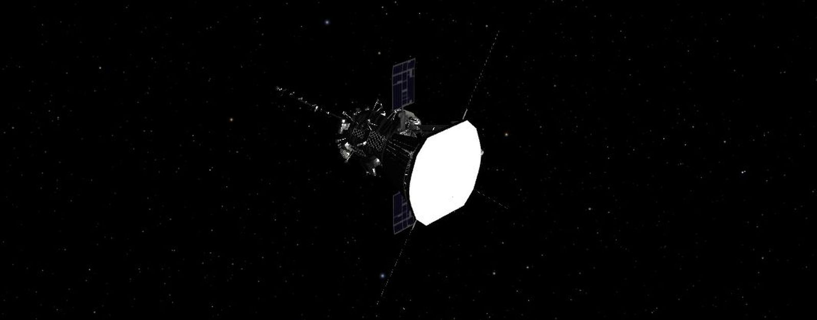 Simulación de la sonda Parker de la NASA en su misión de estudio del Sol