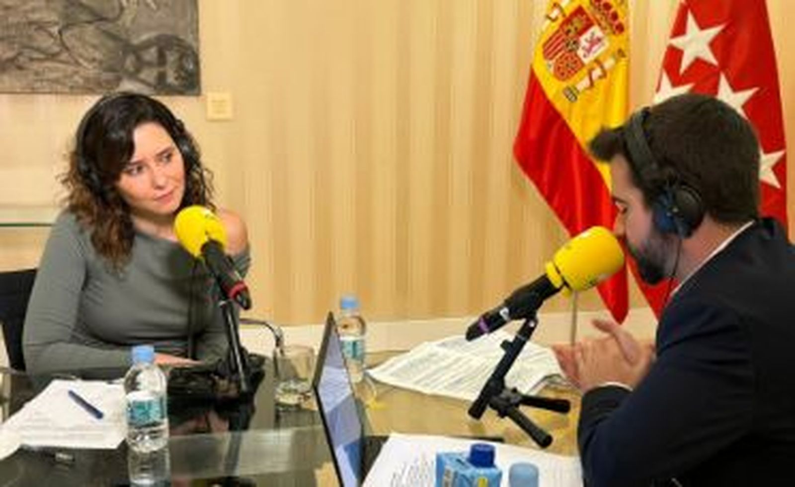 La presidenta regional, Isabel Díaz Ayuso en Catalunya Ràdio