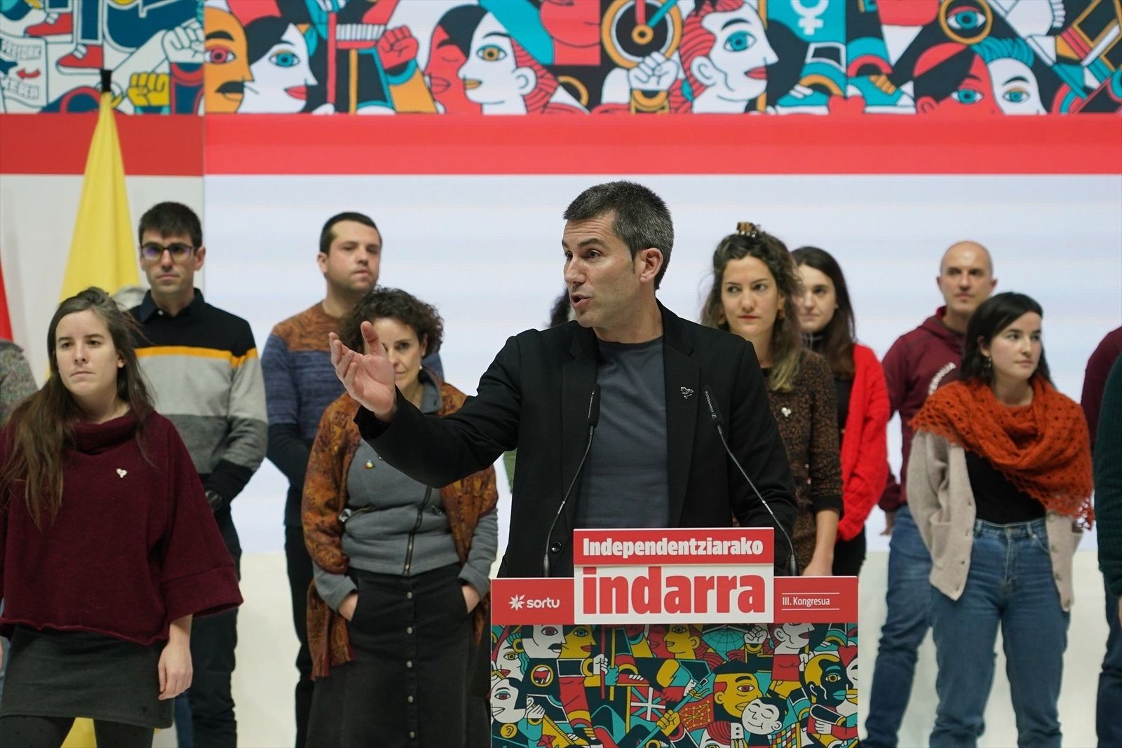 Sortu sobre la investidura de Sánchez: "Permitirá establecer el campamento base hacia la república vasca”