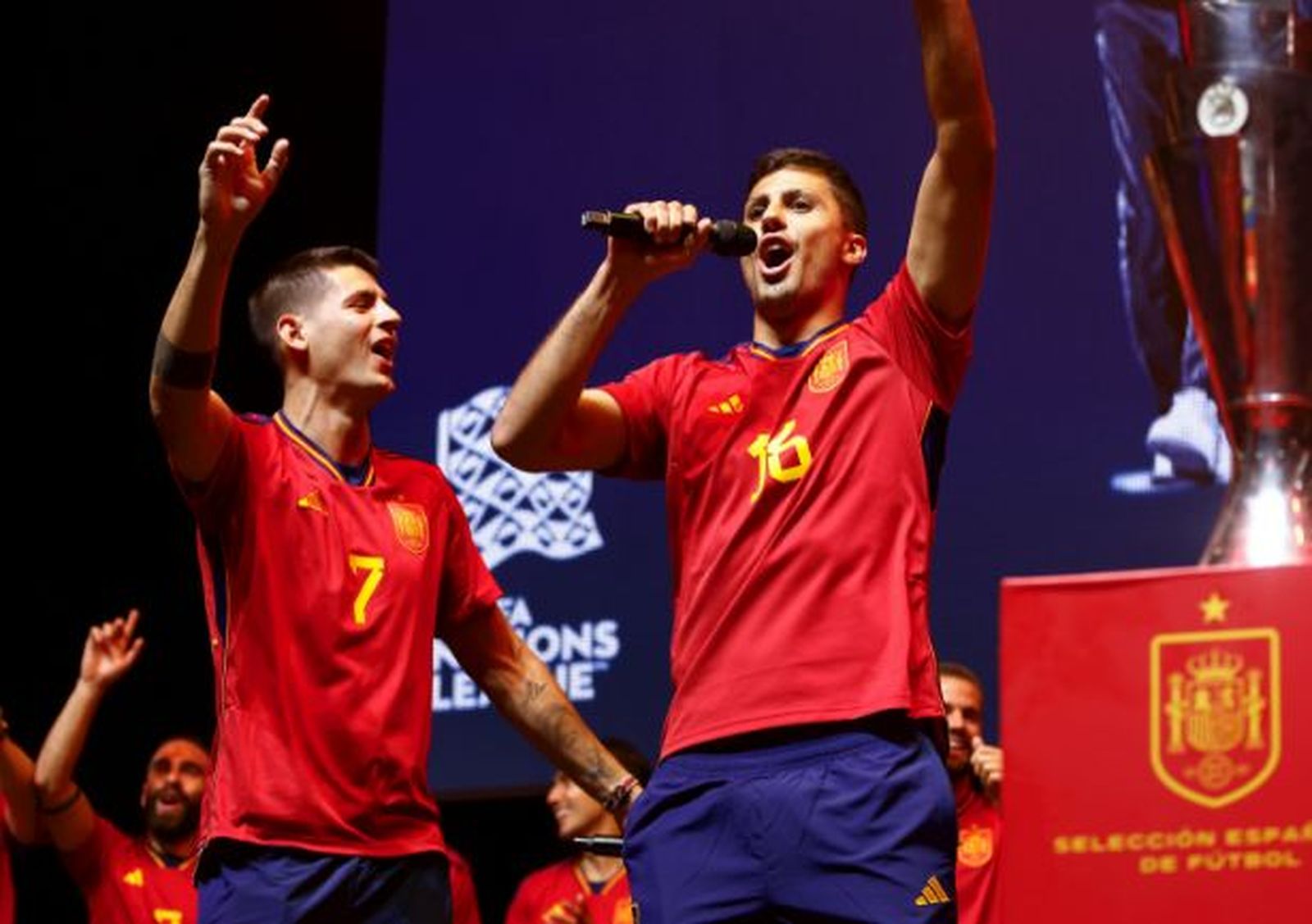 Rodri y Morata, sancionados