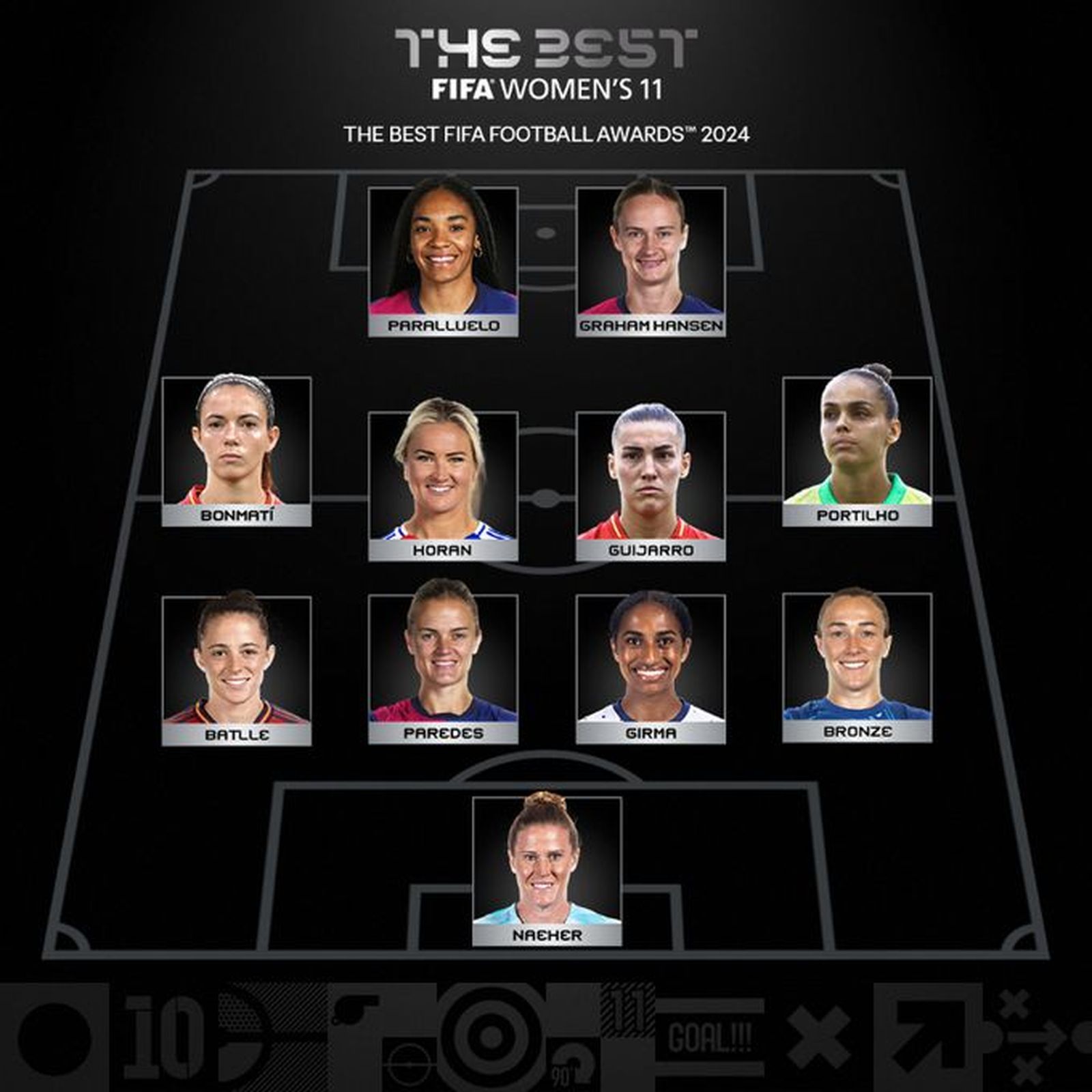 Once femenino