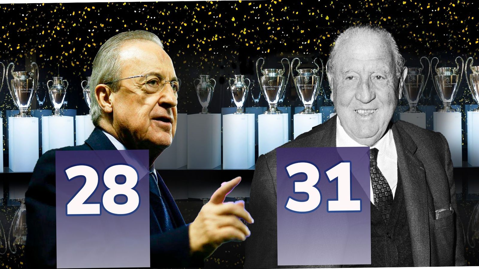 Florentino Pérez, el coleccionista de títulos