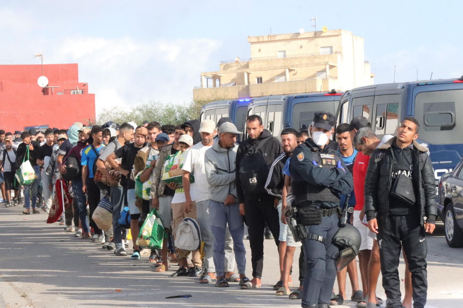 Inmigrantes en Ceuta