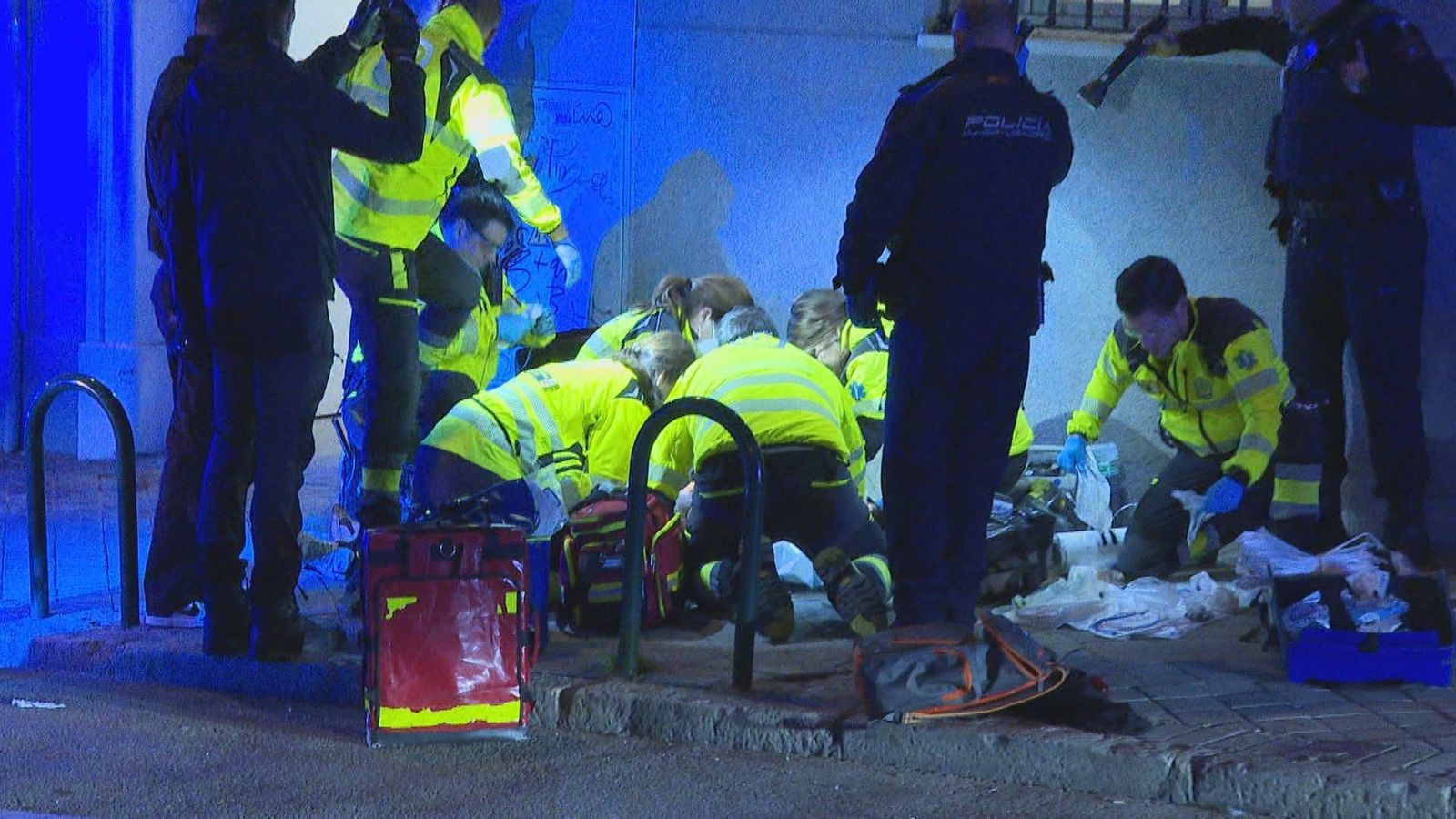 En estado muy grave un hombre tras ser agredido con una botella en una fiesta en Puente de Vallecas