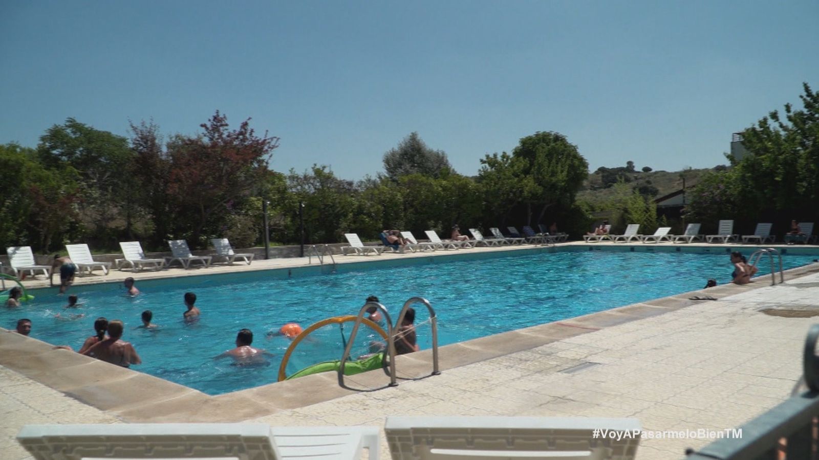 La piscina del camping de Villaviciosa de Odón