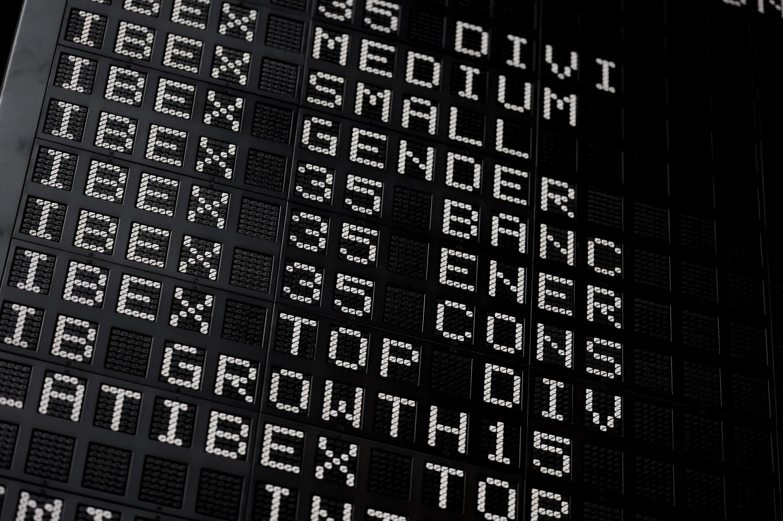 Valores del Ibex 35 en la Bolsa de Madrid