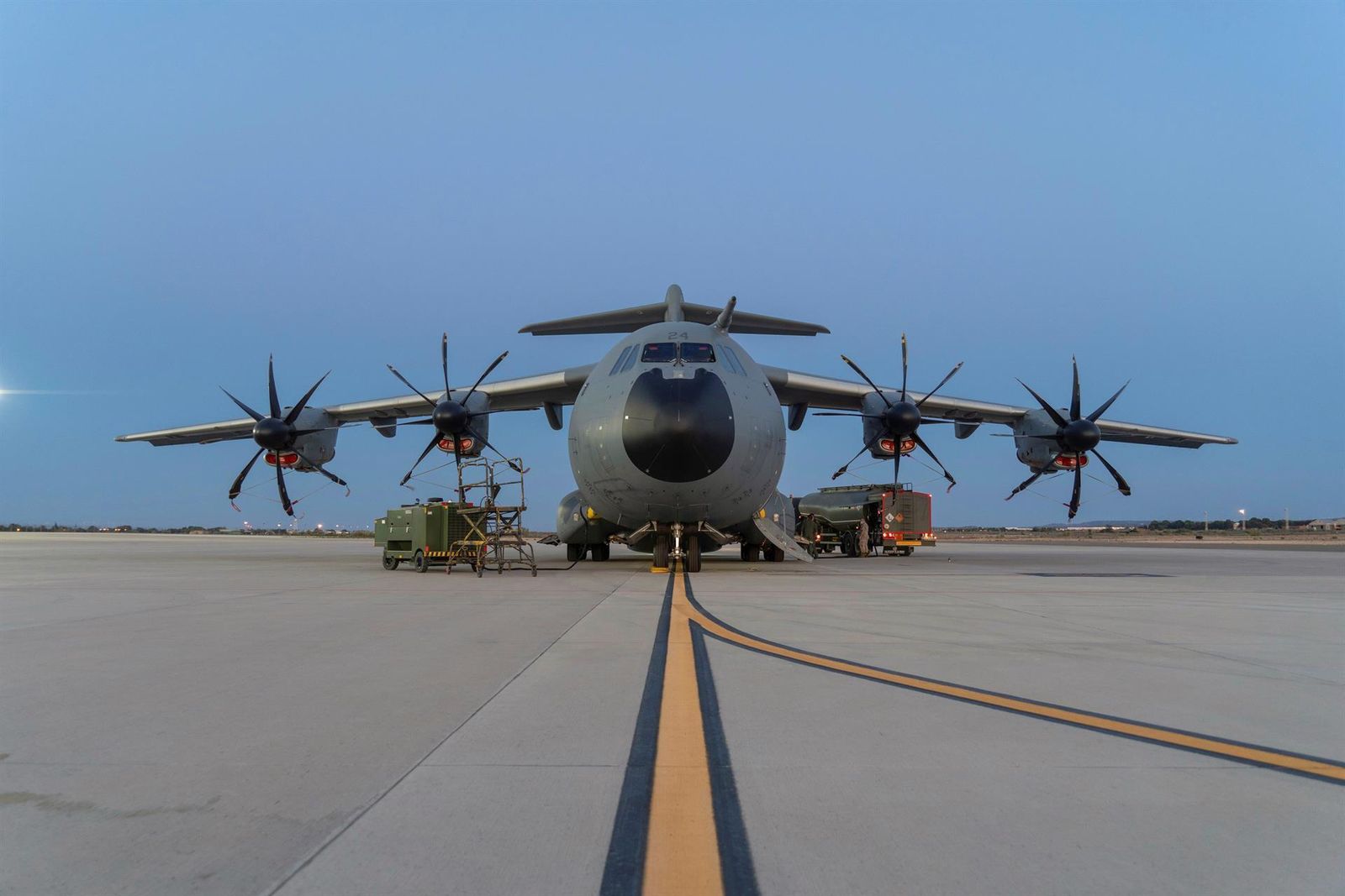 Uno de los aviones españoles que han partido para Kabul
