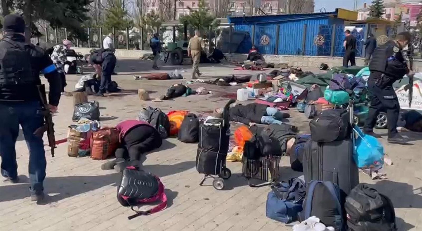 Bombardeo en Kramatorsk