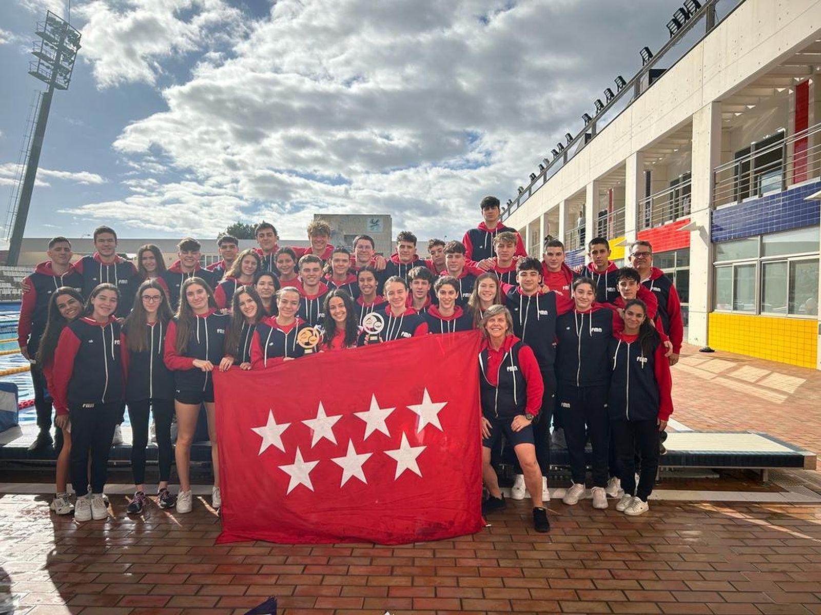 Selección madrileña de natación Junior e Infantil