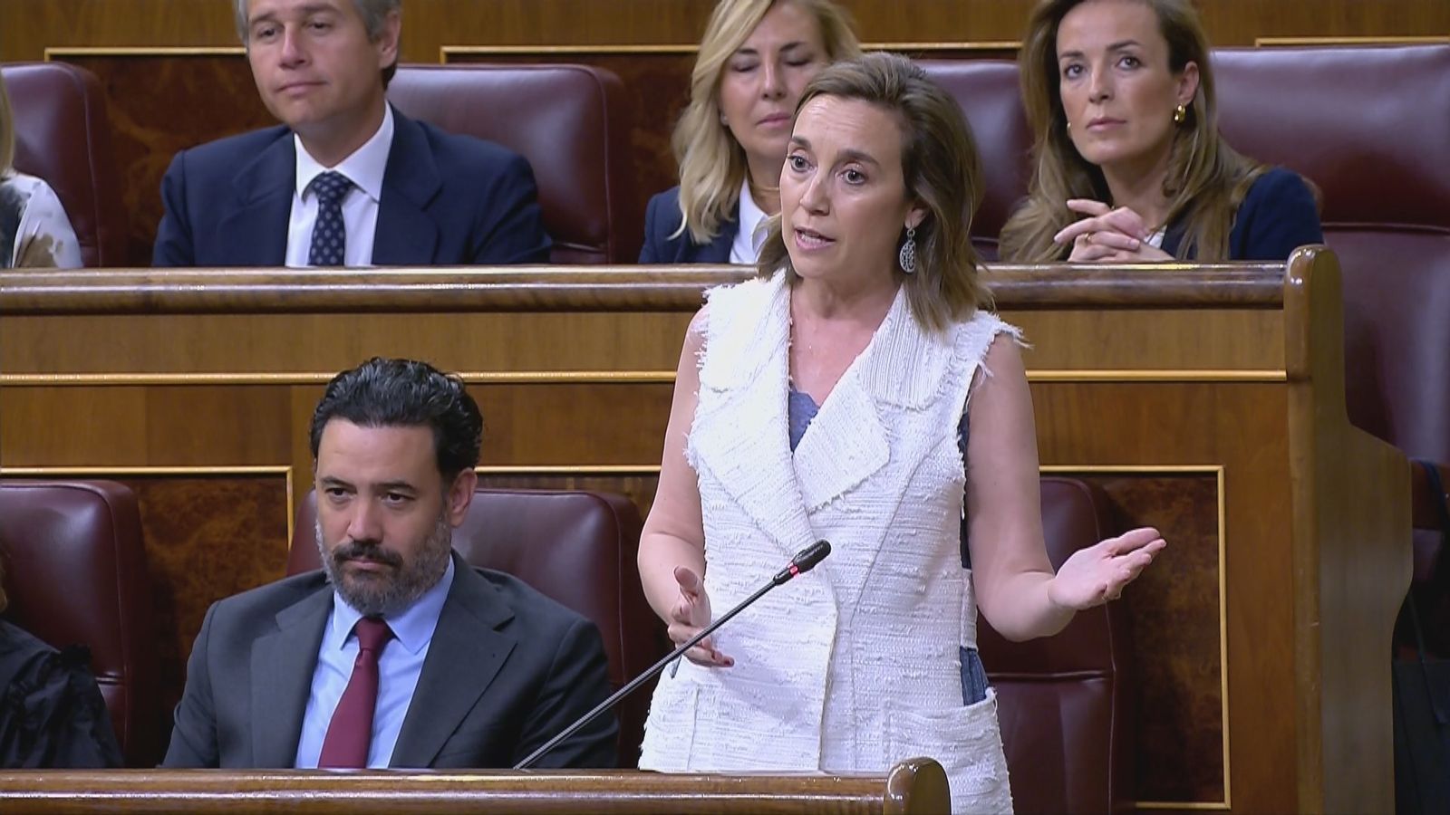 La portavoz del PP, Cuca Gamarra