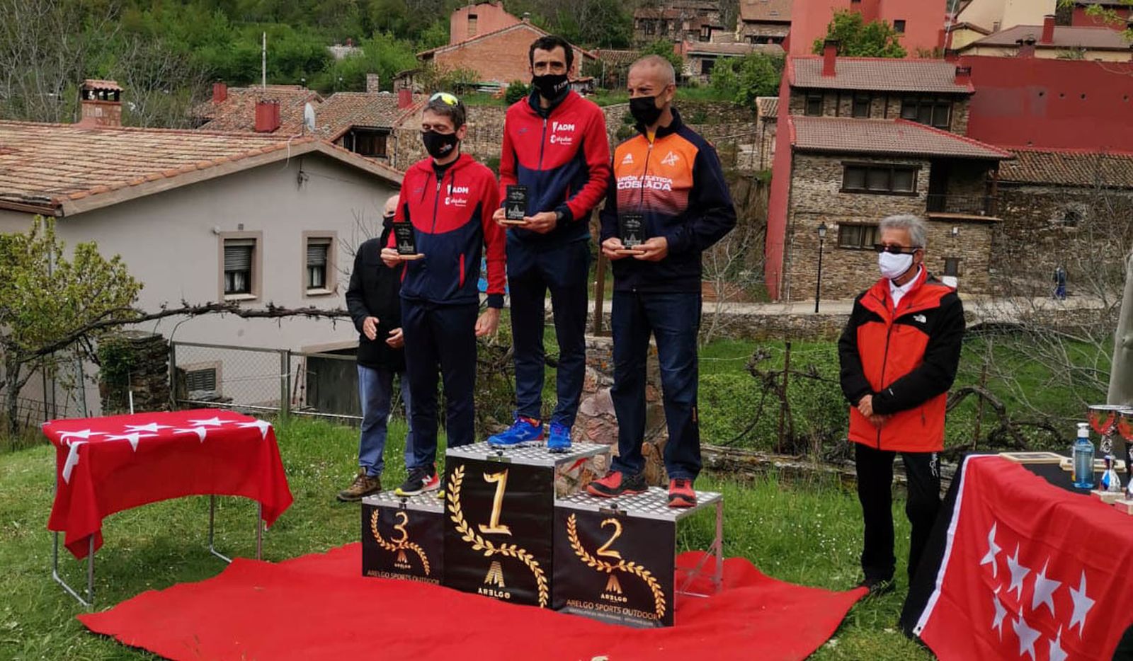 Podio del Campeonato de Madrid Trialabsoluto masculino