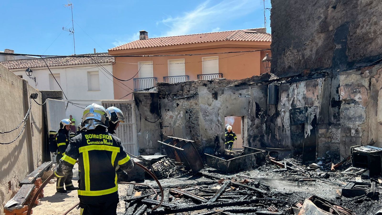 Incendio en Villarejo de Salvanés