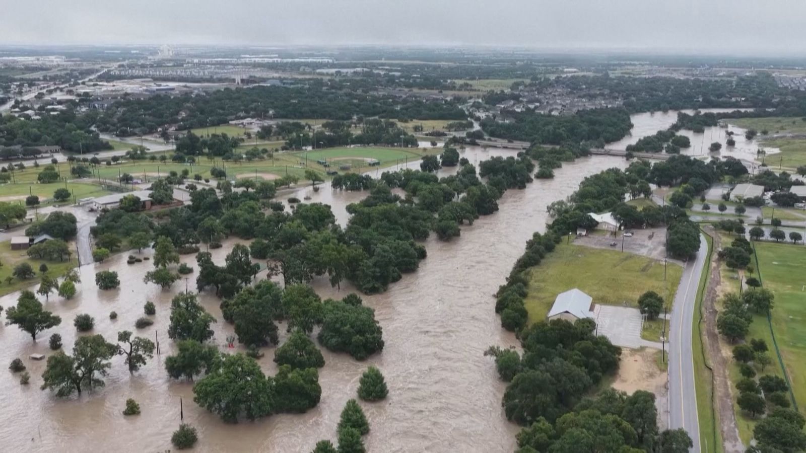 Inundaciones en Texas.