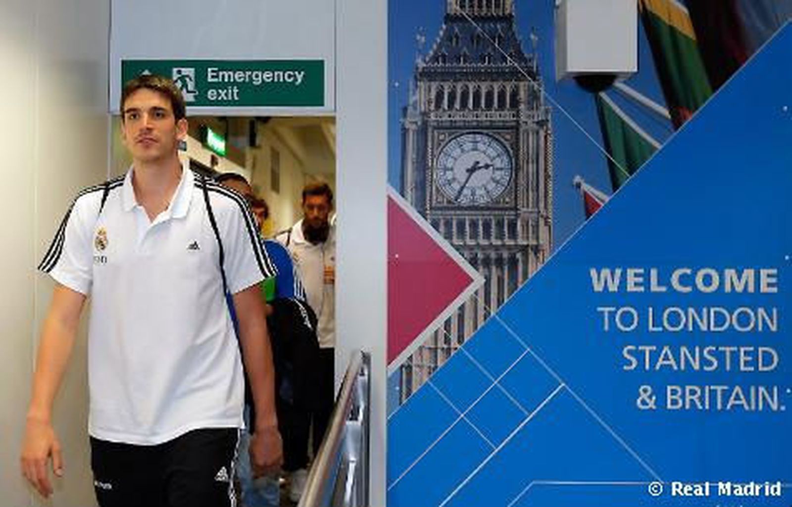 Suárez con el Real Madrid en Londres