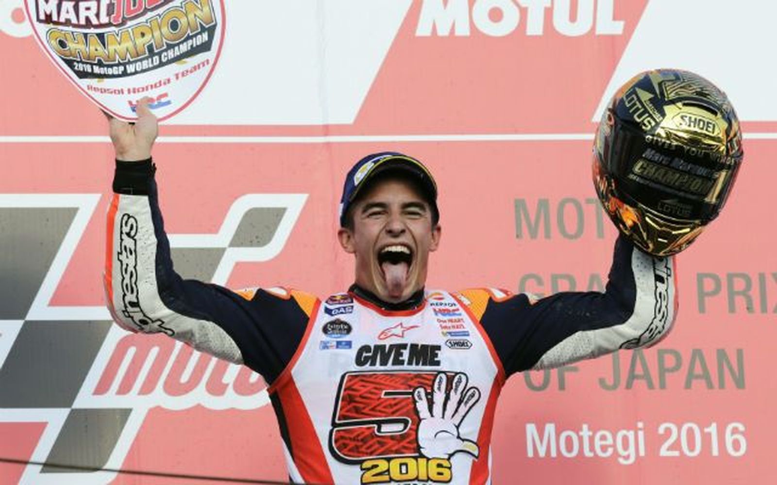 Márquez, tricampeón del mundo de MotoGP