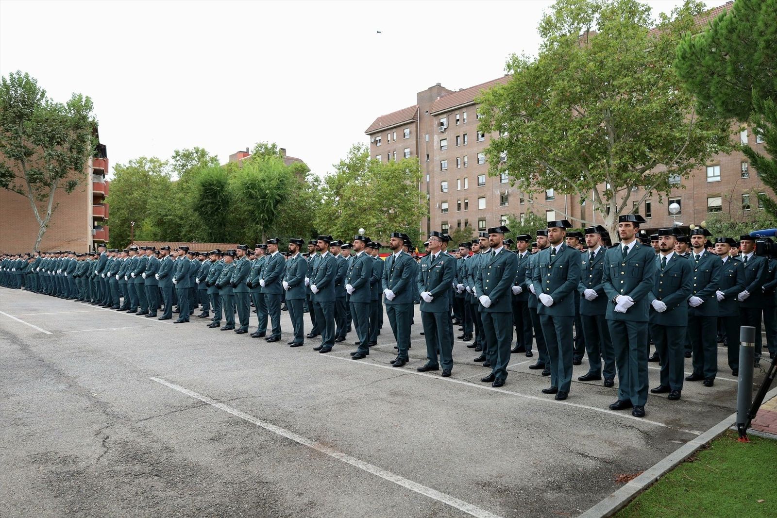 Más de 500 guardias civiles en prácticas se incorporan a sus nuevos puestos en Madrid