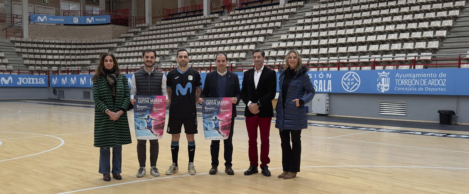 Presentación de 'Torrejón, capital mundial del fútbol sala'