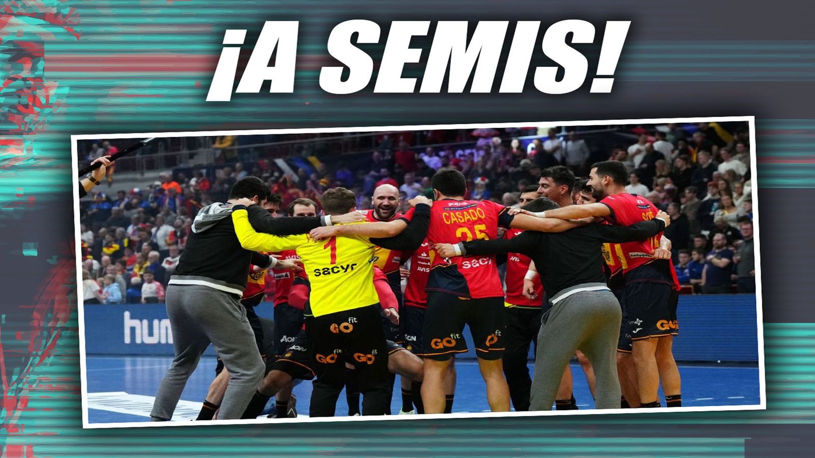 España, a semifinales