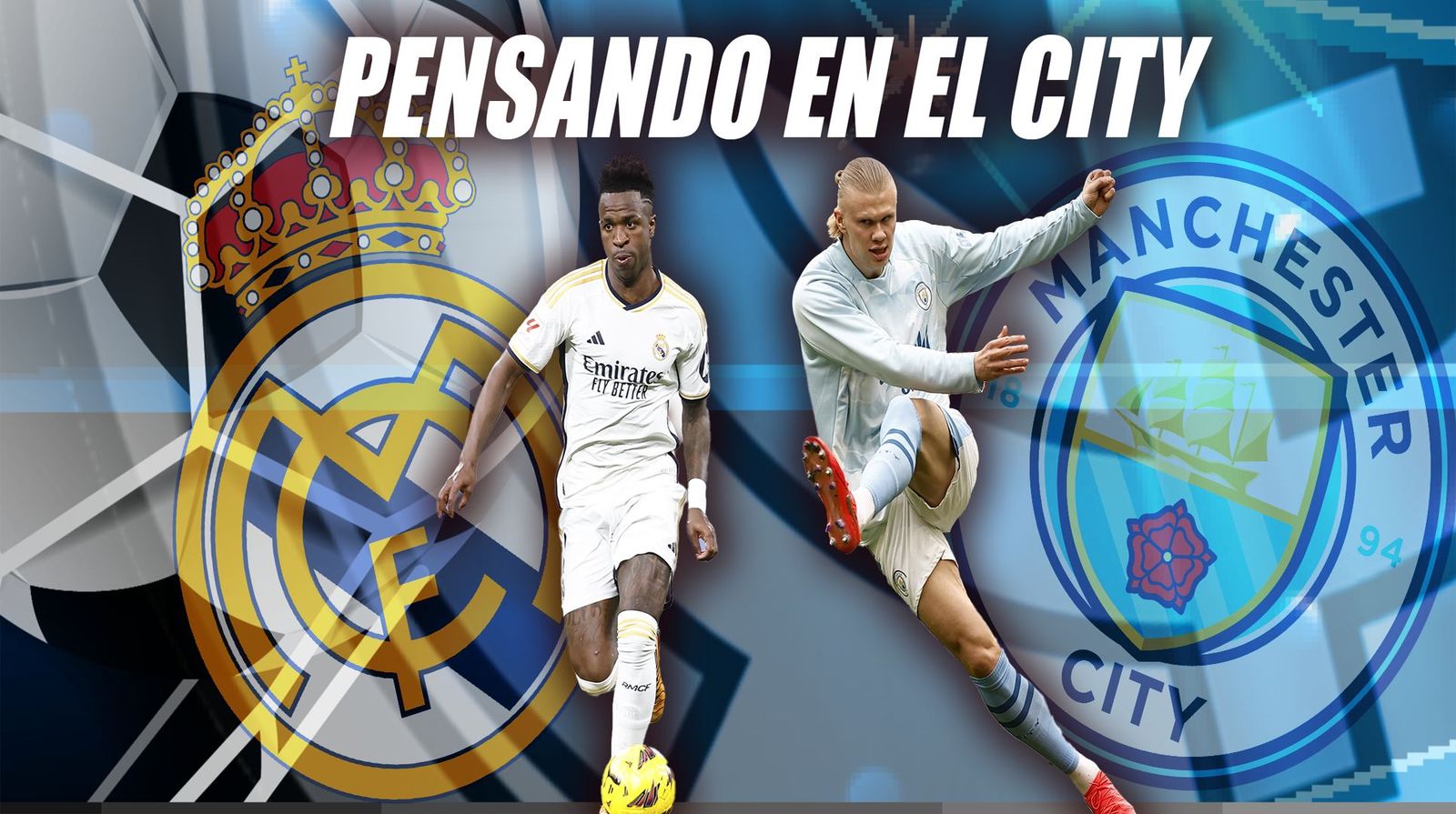 Vinicius y Haaland